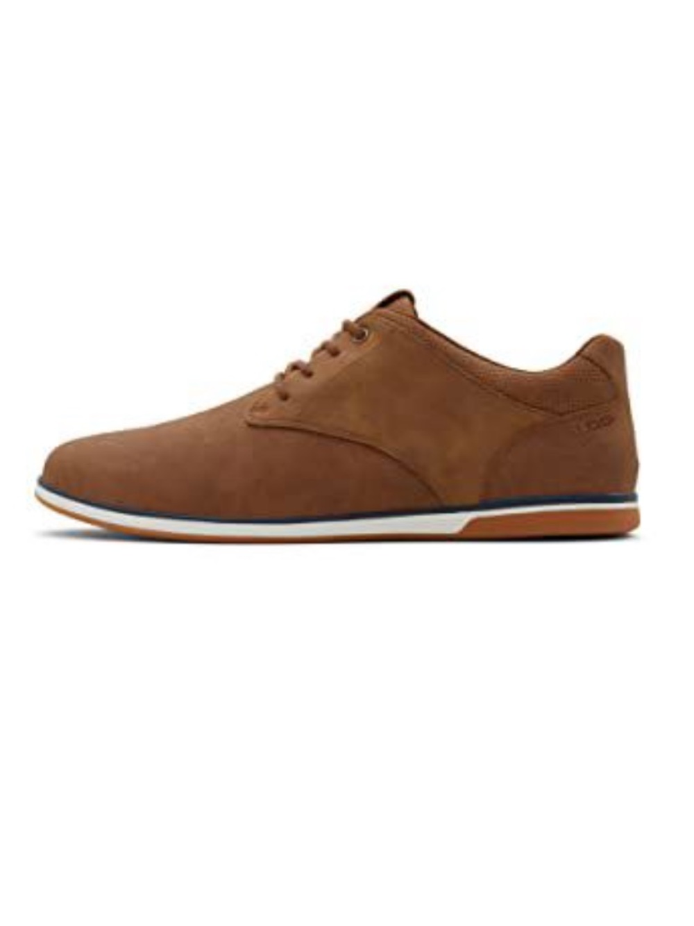 Aldo 9 Men's Ethan Oxford Cognac Brown Canvas Lace Up Sneakers